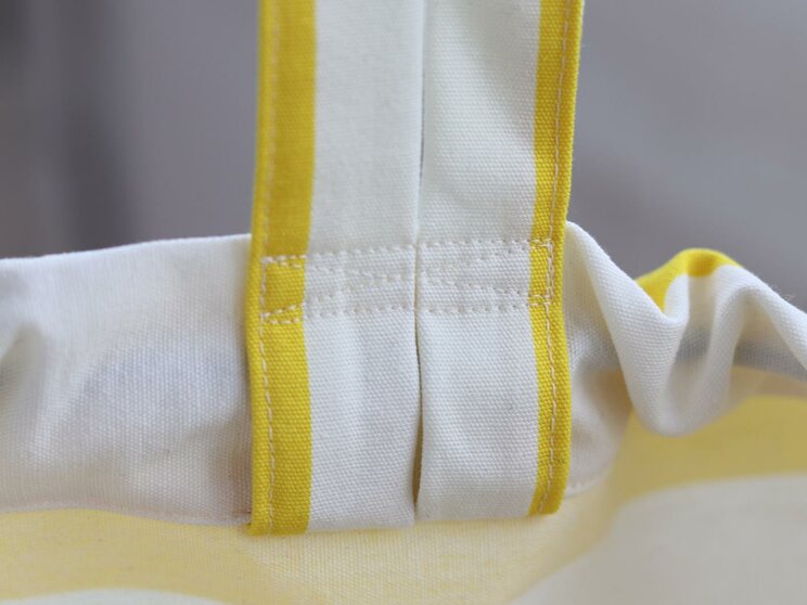 Extra Large Laundry Organizer Yellow Cotton Hanging Dirty Clothes Bag