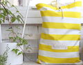 Extra Large Laundry Organizer Yellow Cotton Hanging Dirty Clothes Bag