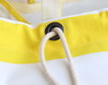 Extra Large Laundry Organizer Yellow Cotton Hanging Dirty Clothes Bag