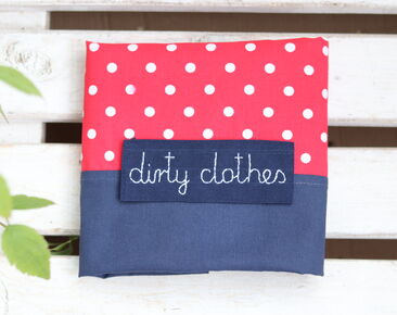 Red Cute personalized lingerie bag for travel, useful and elegant gift 