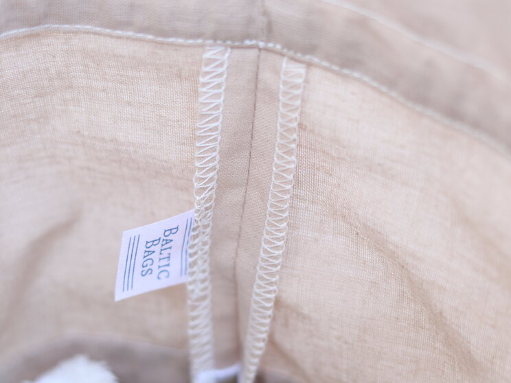 Personalisierte Beige Reisetaschen Für Kinder Und Babys Mit Clean And Dirty Label