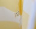 Extra Large Laundry Organizer Yellow Cotton Hanging Dirty Clothes Bag