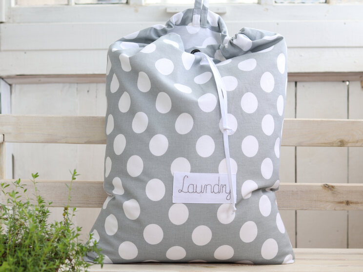 Cesto De Lavandería Para Niños Personalizado Grande Gris Bolsa De Almacenamiento De Lavandería