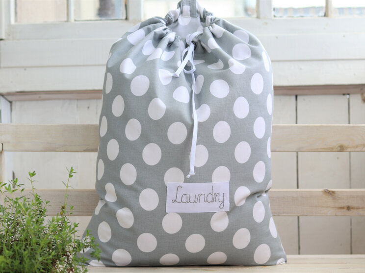 Cesto De Lavandería Para Niños Personalizado Grande Gris Bolsa De Almacenamiento De Lavandería